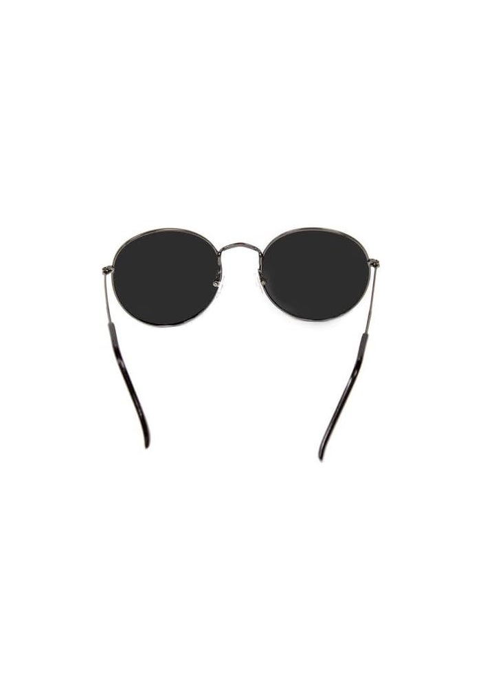 DAISO Round Metal Sunglasses in Black - Image 3